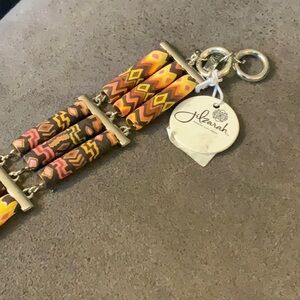 NWT Jilzarah Aztec Clay Bead Bracelet.